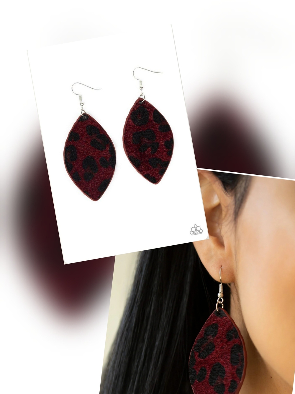 GIRRL POWER RED EARRINGS